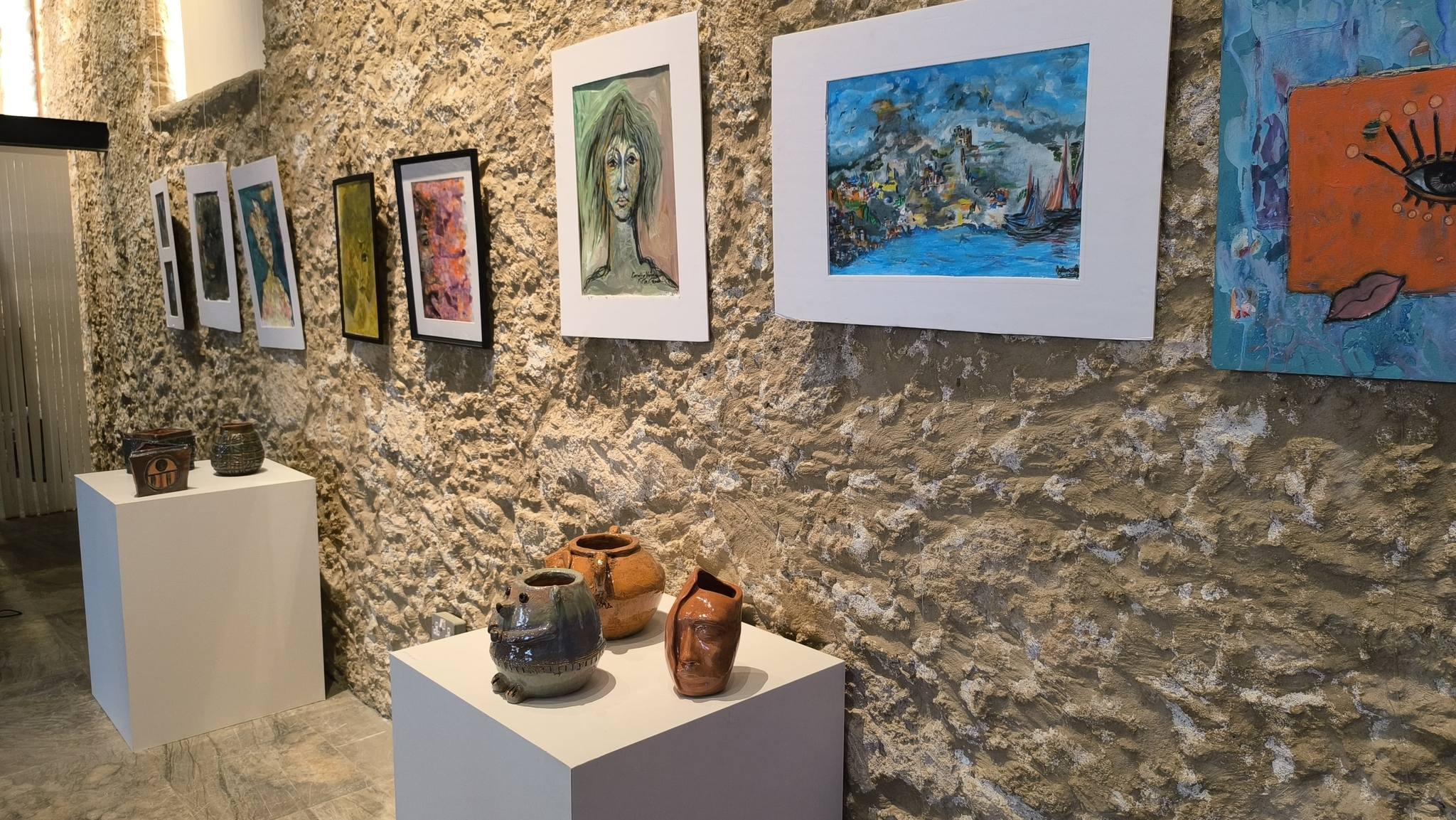 Girne Belediyesi ‘Sanat Atölyesi Öğrenci Sergisi’ açıldı