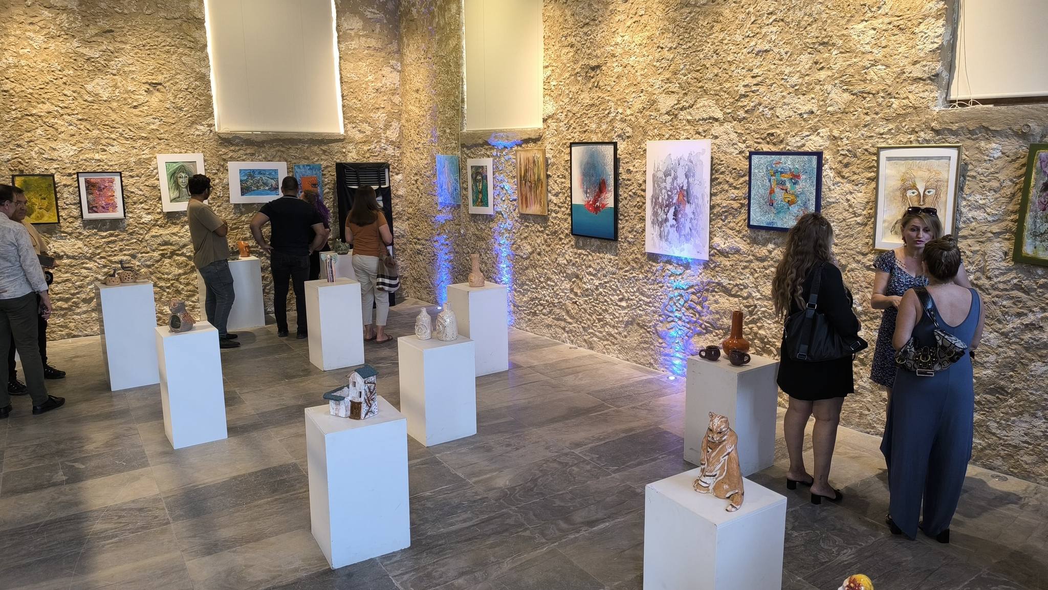 Girne Belediyesi ‘Sanat Atölyesi Öğrenci Sergisi’ açıldı